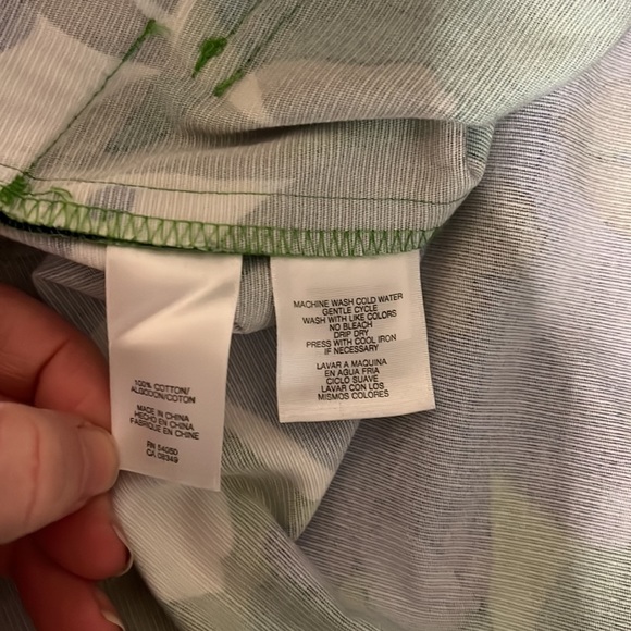 Jones Ny Large Blue Floral Crop Jacket/Blazer - Picture 12 of 12